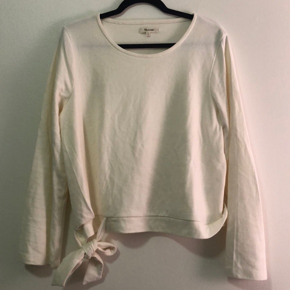Madewell Tops - Like New Madewell Sidetie Sweatshirt Sz XL